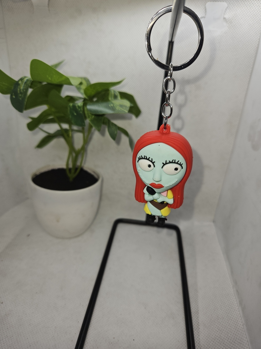 Red & Aqua Novelty Character Keychain - Women Accessories Key & Card Holder